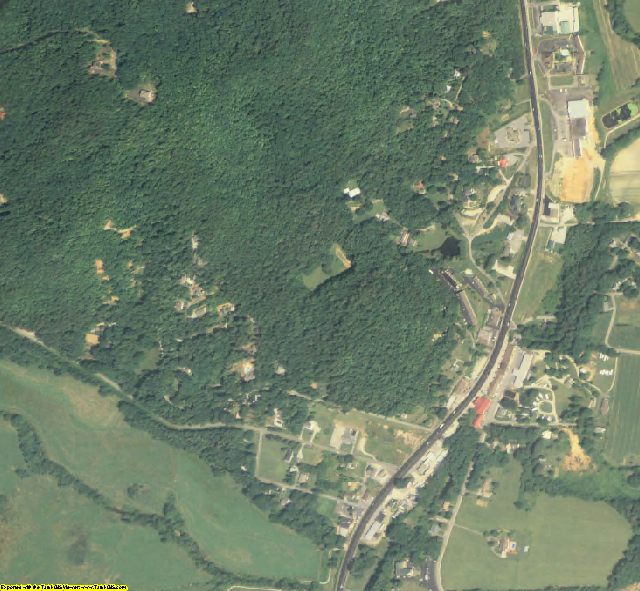 Rabun County, GA aerial photography detail