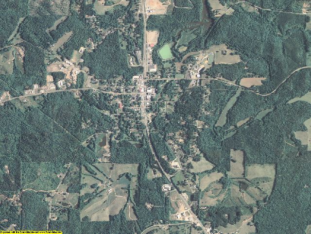 Randolph County, Alabama aerial photography