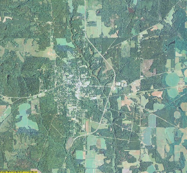 Randolph County, Georgia aerial photography