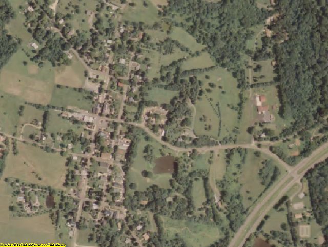 Rappahannock County, VA aerial photography detail