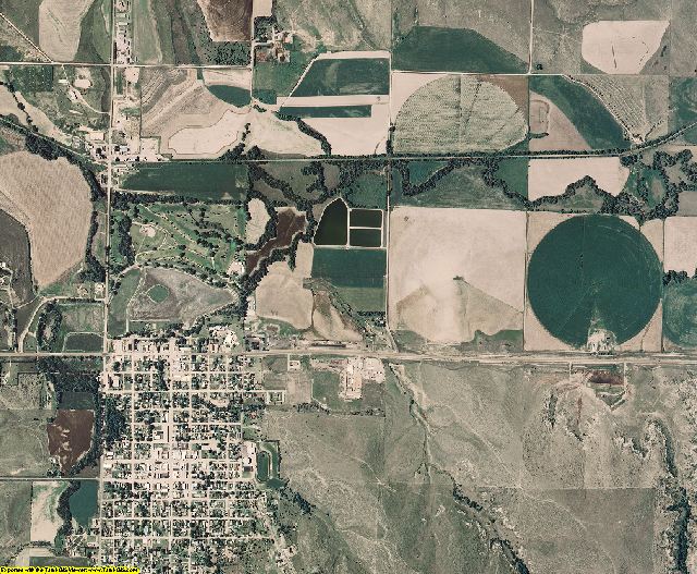 Rawlins County, Kansas aerial photography