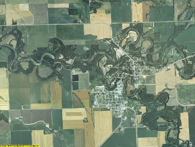 Red Lake County, Minnesota aerial photography