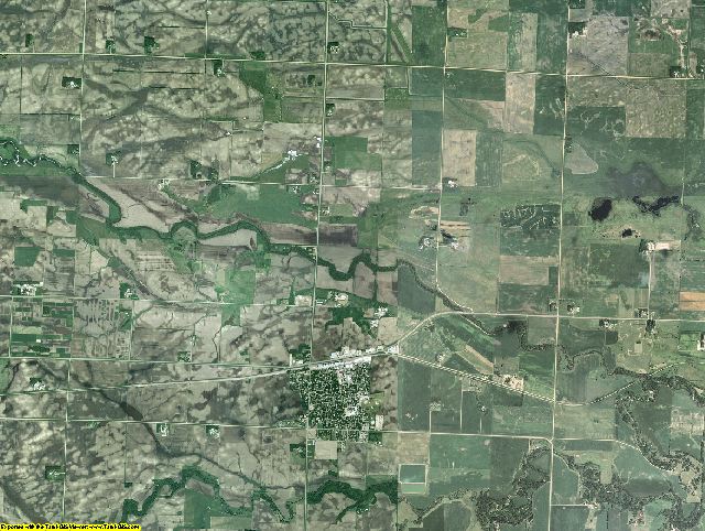 Redwood County, Minnesota aerial photography