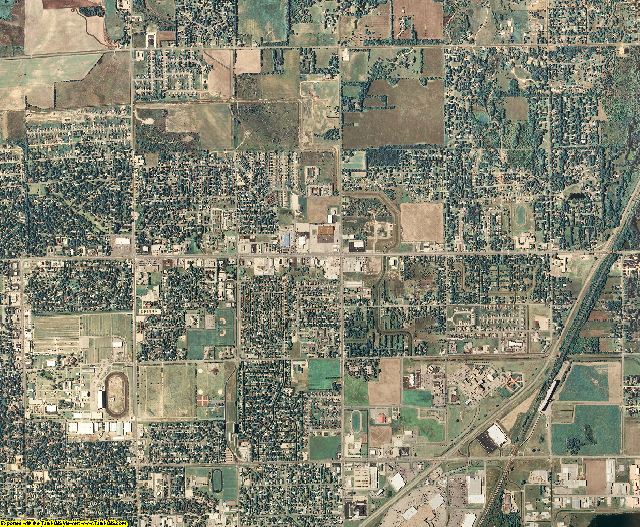 Reno County, Kansas aerial photography