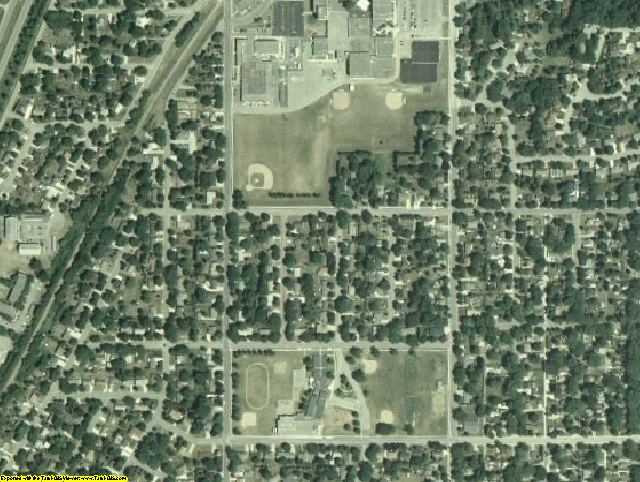 Rice County, MN aerial photography detail