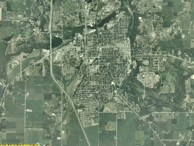 Rice County, Minnesota aerial photography