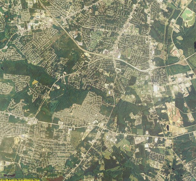 Richmond County, Georgia aerial photography