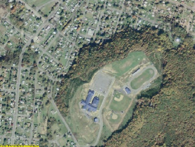 Rockbridge County, VA aerial photography detail