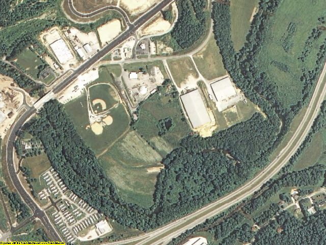 Rowan County, KY aerial photography detail