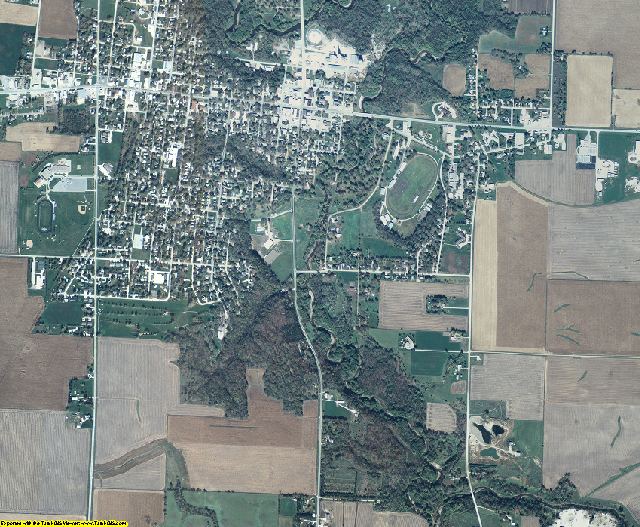Sac County, Iowa aerial photography