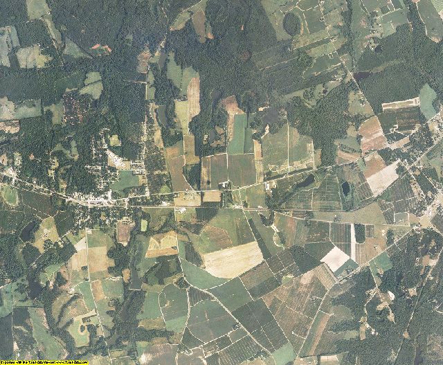 Saluda County, South Carolina aerial photography