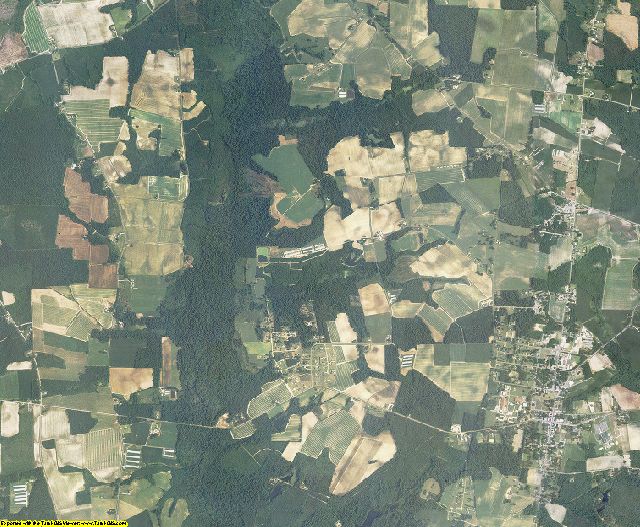 Sampson County, North Carolina aerial photography