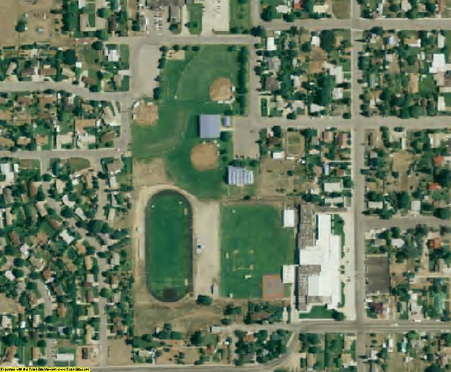 San Juan County, UT aerial photography detail