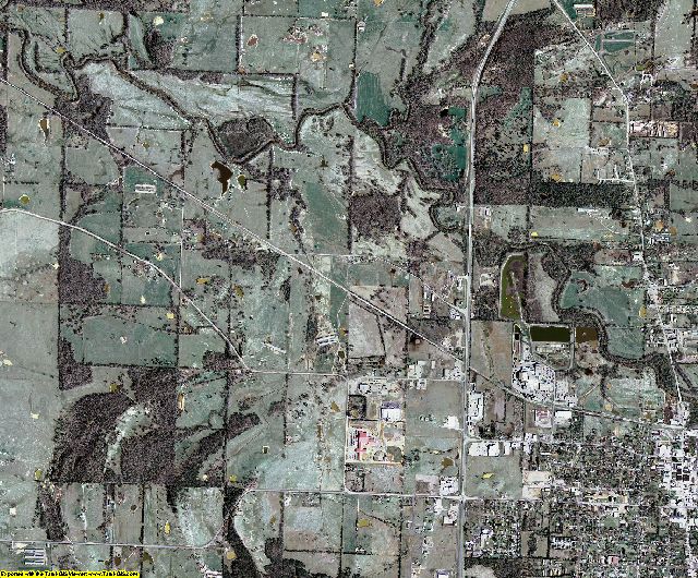 Scott County, Arkansas aerial photography