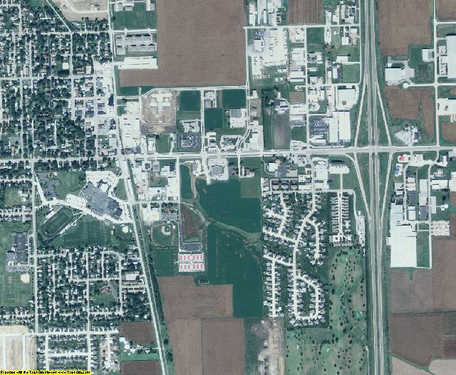 Scott County, Iowa aerial photography