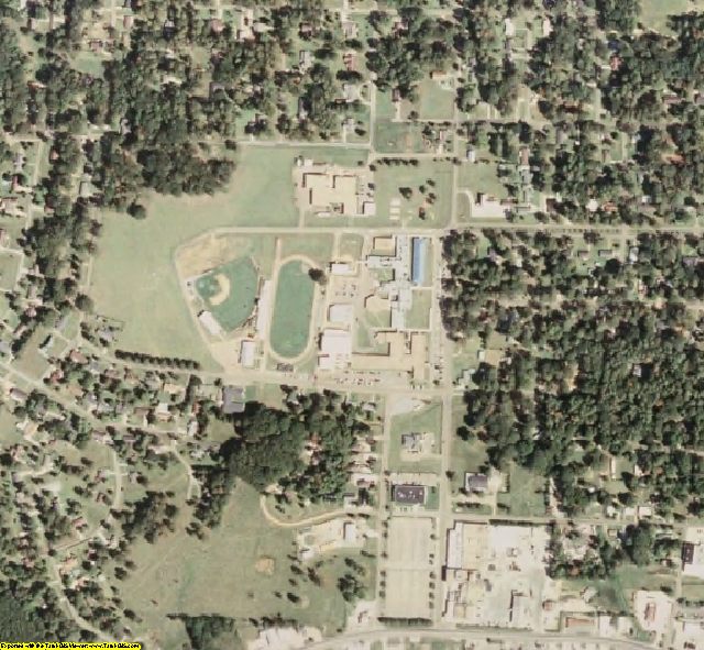 Scott County, MS aerial photography detail