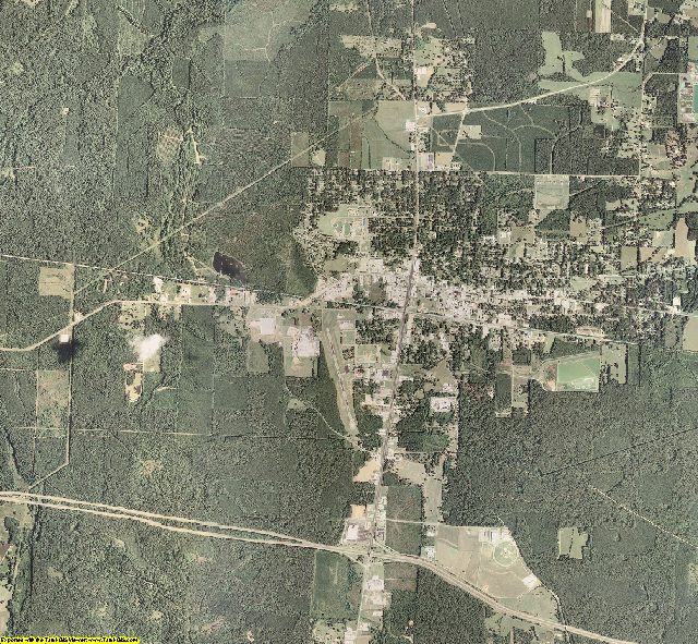 Scott County, Mississippi aerial photography