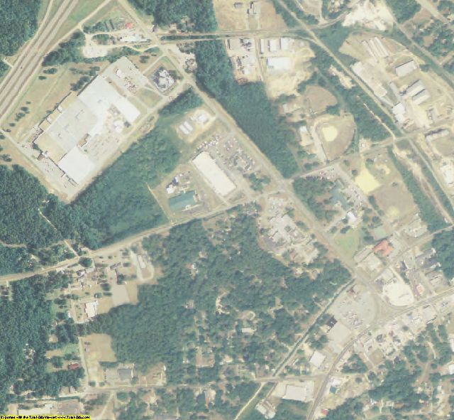 Screven County, GA aerial photography detail