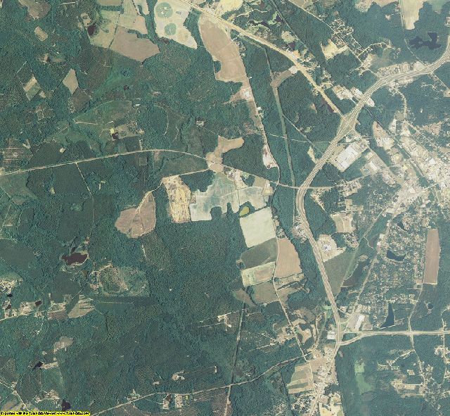 Screven County, Georgia aerial photography