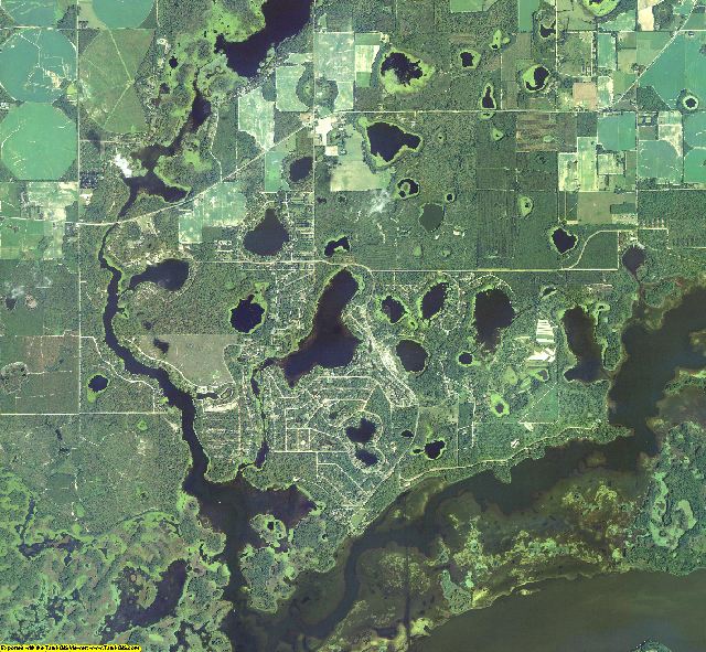 Seminole County, Georgia aerial photography