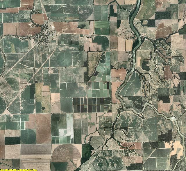 Sharkey County, Mississippi aerial photography