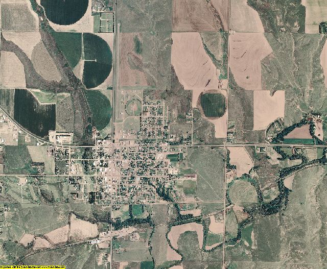 Sheridan County, Kansas aerial photography