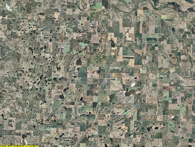 Sheridan County, North Dakota aerial photography