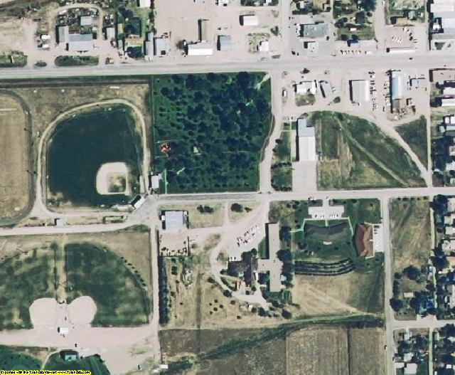 Sheridan County, NE aerial photography detail