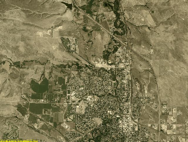 Sheridan County, Wyoming aerial photography