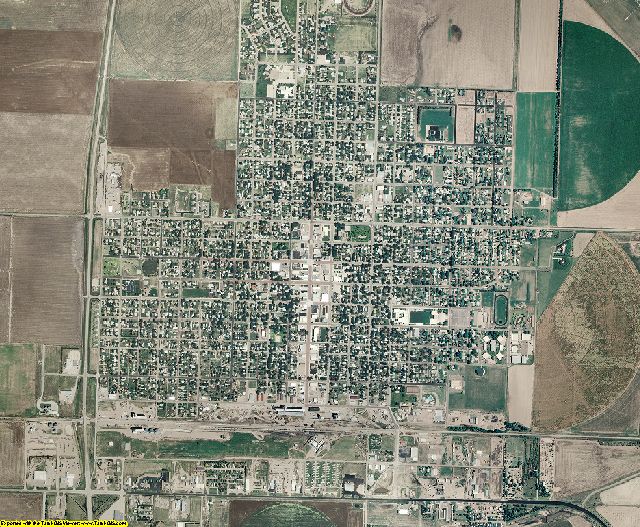 Sherman County, Kansas aerial photography