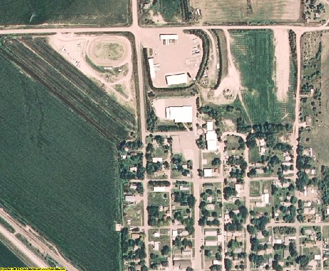 Sherman County, NE aerial photography detail