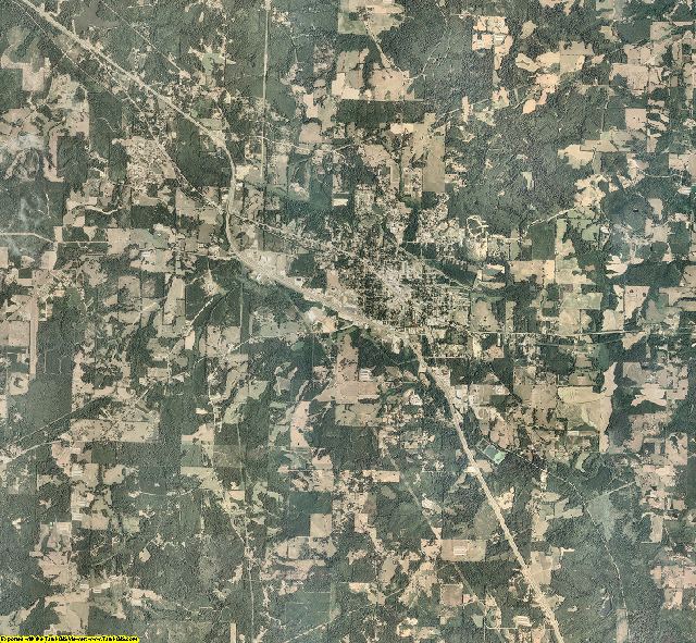 Simpson County, Mississippi aerial photography