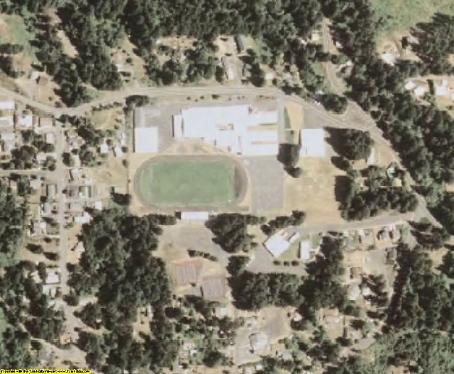 Skamania County, WA aerial photography detail