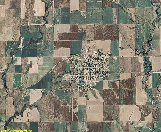 Smith County, Kansas aerial photography