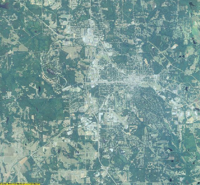 Spalding County, Georgia aerial photography