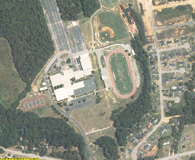 Spartanburg County, SC aerial photography detail