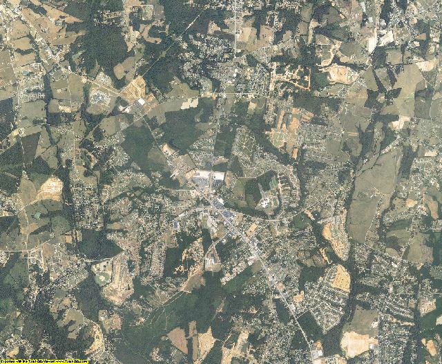 Spartanburg County, South Carolina aerial photography