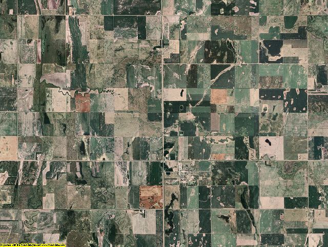 Spink County, South Dakota aerial photography