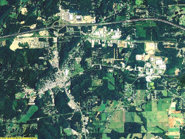 St. Clair County, Alabama aerial photography