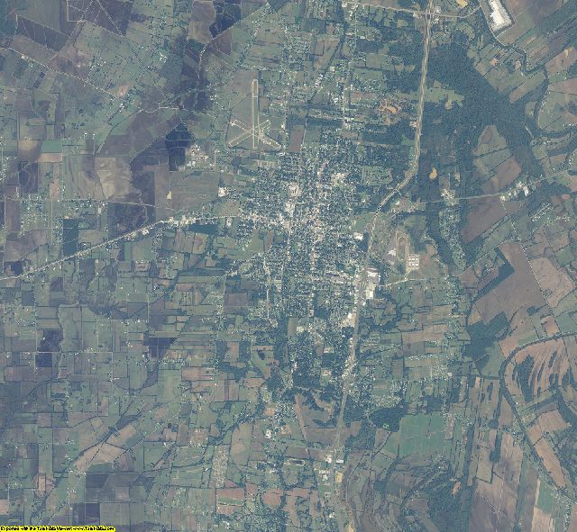 St. Landry County, Louisiana aerial photography