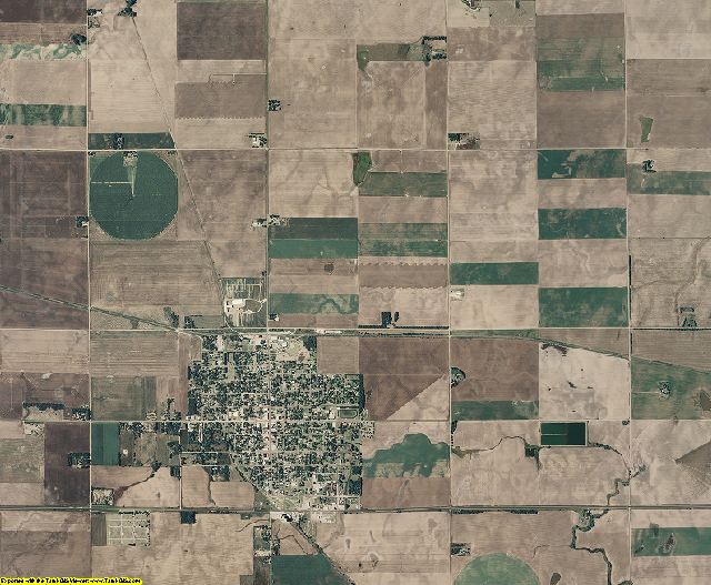 Stafford County, Kansas aerial photography