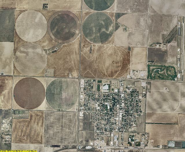 Stanton County, Kansas aerial photography