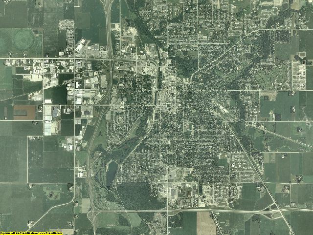 Steele County, Minnesota aerial photography