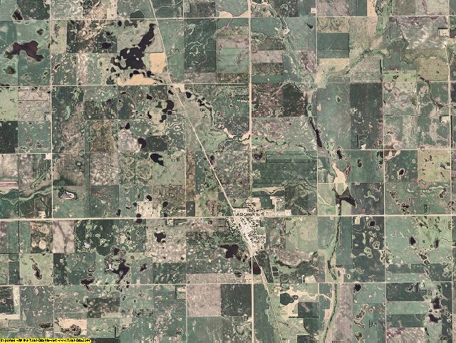 Steele County, North Dakota aerial photography