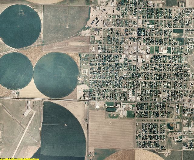 Stevens County, Kansas aerial photography