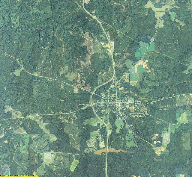 Stewart County, Georgia aerial photography