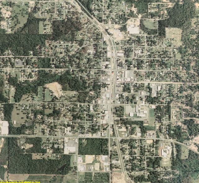 Stone County, MS aerial photography detail