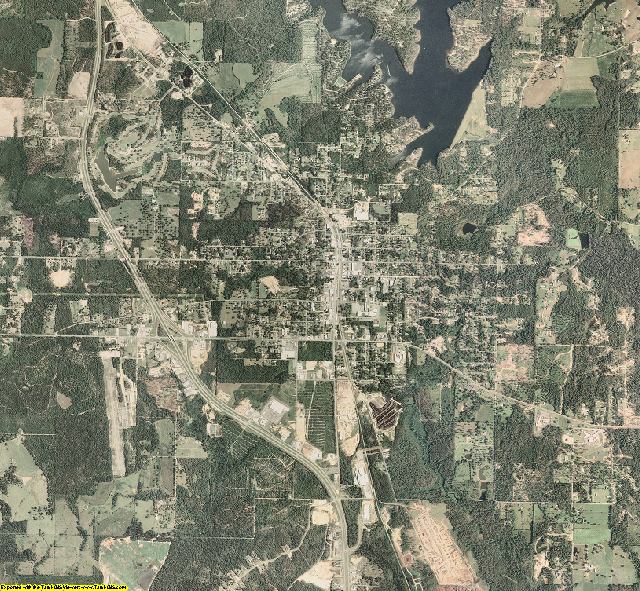 Stone County, Mississippi aerial photography