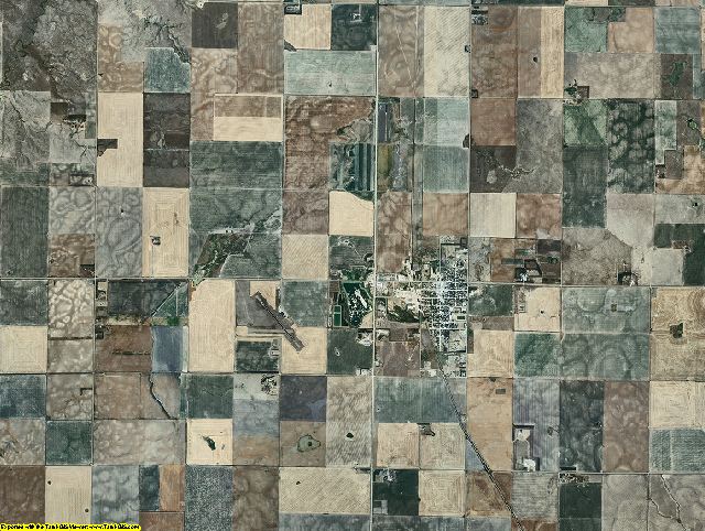 Sully County, South Dakota aerial photography