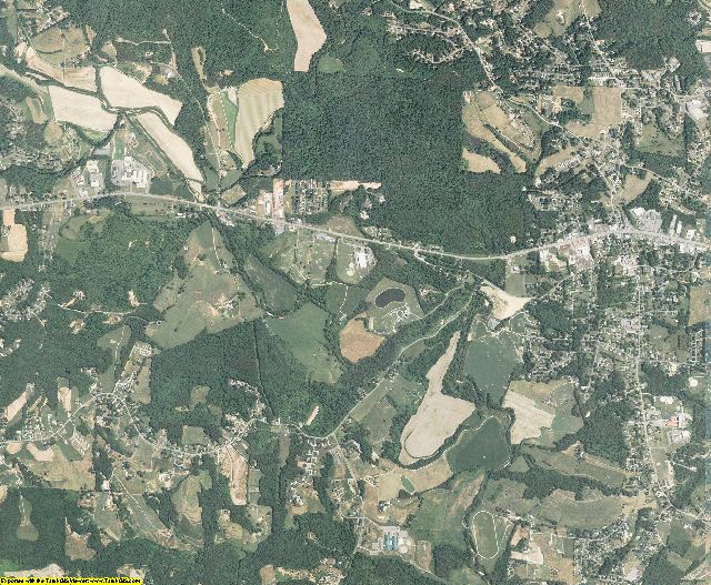Surry County, North Carolina aerial photography